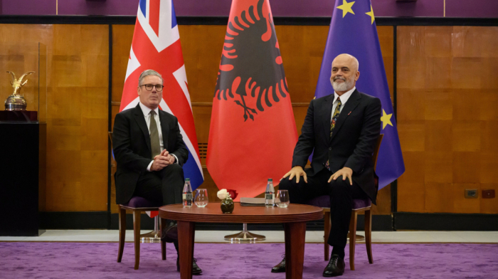 Keir Starmer meets Albanian PM Edi Rama ahead of EPC Summit