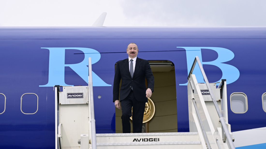 President Ilham Aliyev arrives in Albania for working visit