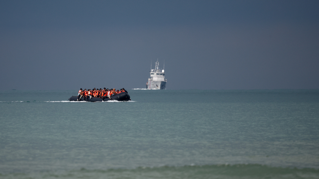 One dies, dozens rescued after migrant boat sinks near France