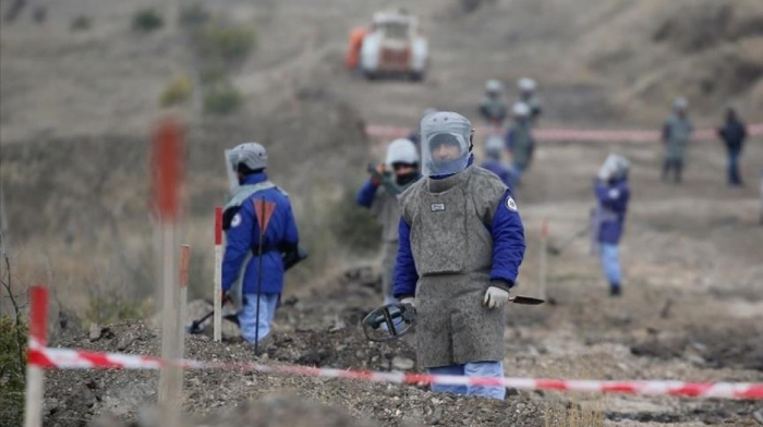 Azerbaijan reports weekly mine clearance operations in liberated territories