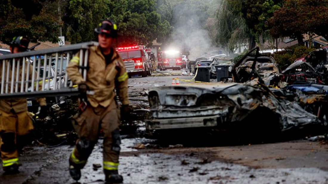 Two dead, eight injured in San Diego plane crash- officials