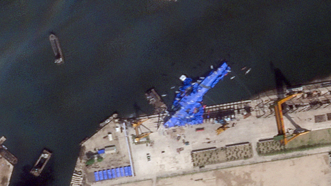 North Korea arrests shipyard officials after warship mishap before Kim Jong Un