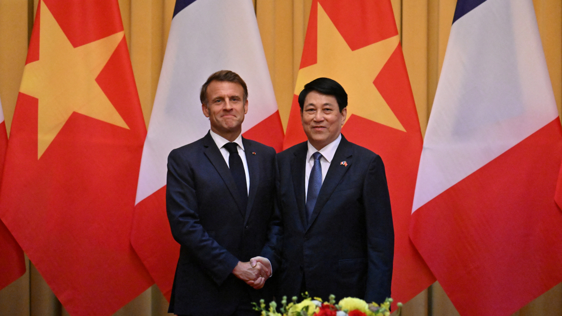 France and Vietnam sign Airbus deal during Macron’s visit to Hanoi