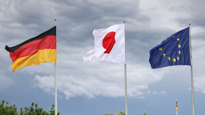 Germany has ended 34 years of Japanese dominance as the world's top creditor