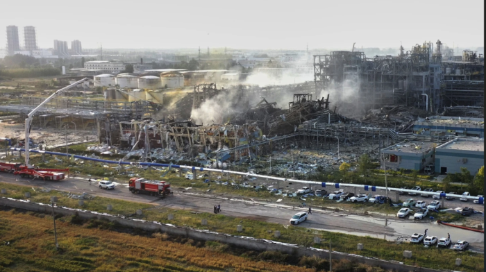 Explosion at China chemical plant kills 5, leaves 6 missing