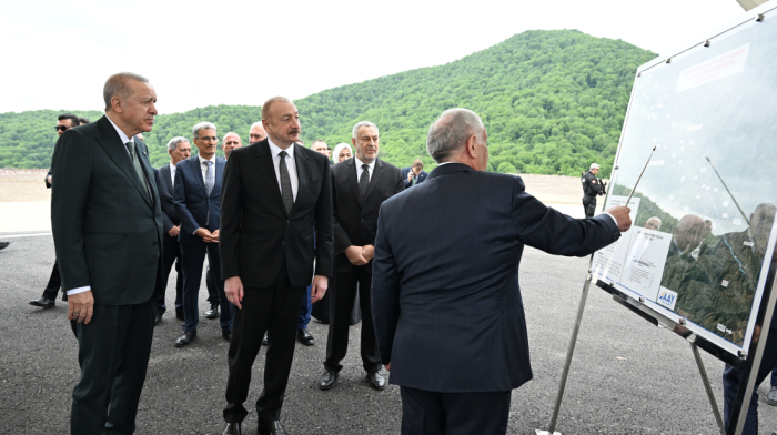 Presidents of Azerbaijan and Türkiye inspected progress on Kalbajar-Lachin highway construction