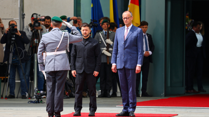 Zelenskyy meets German Chancellor Merz to discuss Ukraine support and ceasefire