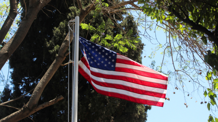 U.S. flag raised in Damascus, envoy says Syria-Israel peace is possible