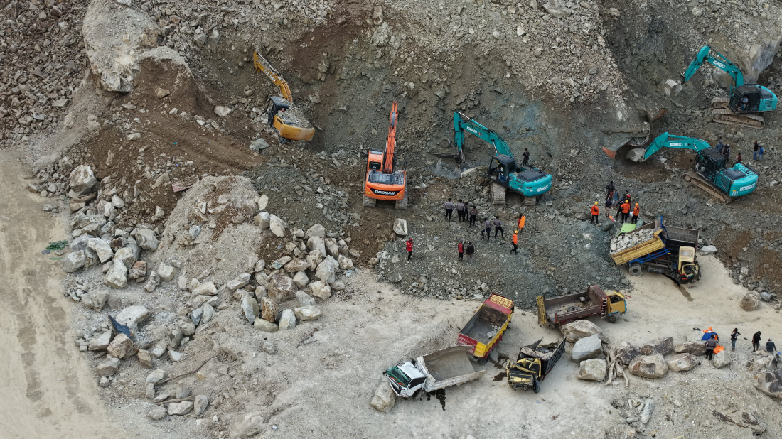 19 confirmed dead, 6 missing after quarry collapse in Indonesia's West Java