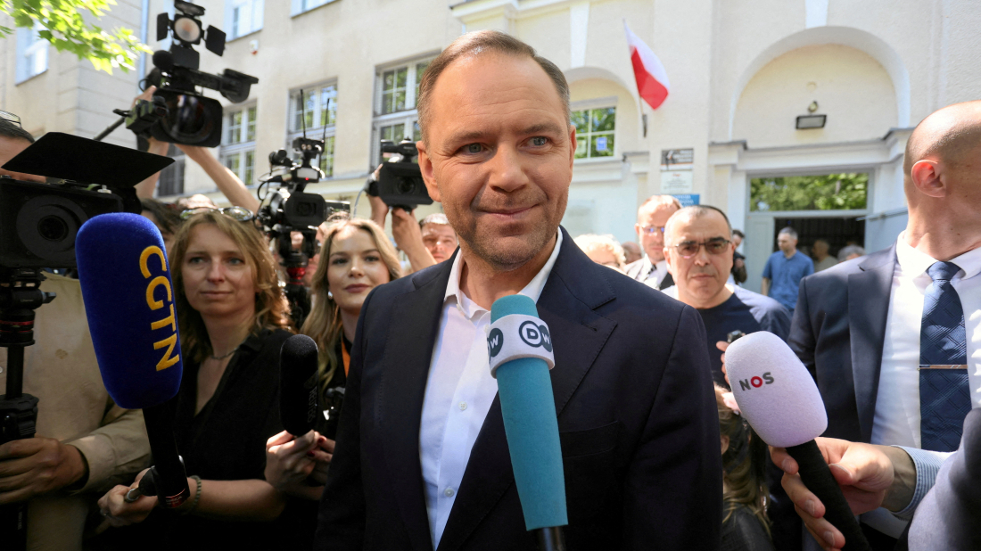 Polish eurosceptic Nawrocki wins presidential vote, electoral commission says