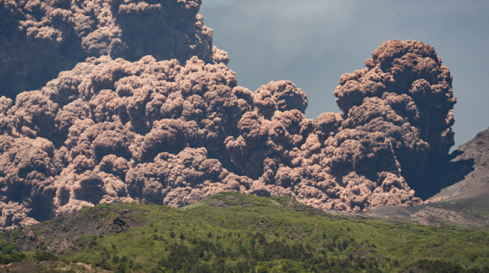 Mount Etna erupts after crater collapse in Sicily