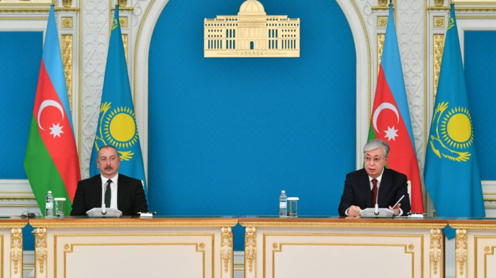 Presidents of Azerbaijan and Kazakhstan mark 20 years of strategic partnership