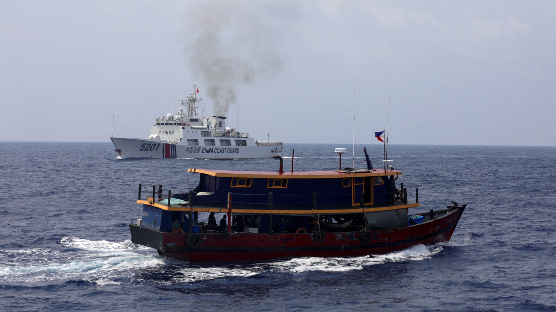 China launches combat patrols near disputed shoal amid rising tensions with U.S. and Philippines