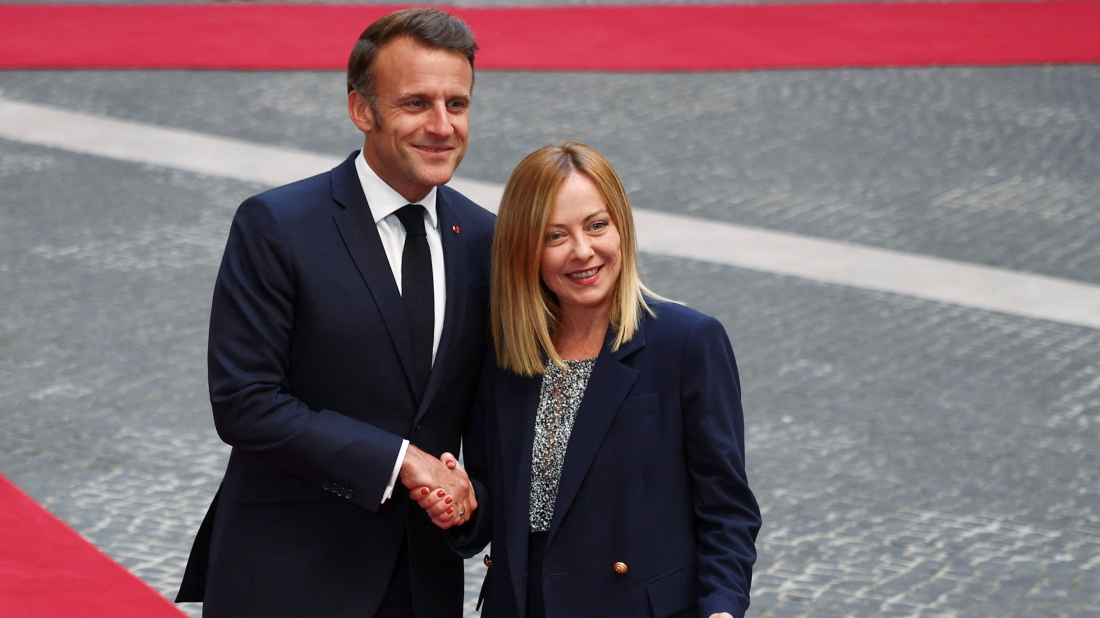 Macron and Meloni pledge stronger EU ties after recent tensions