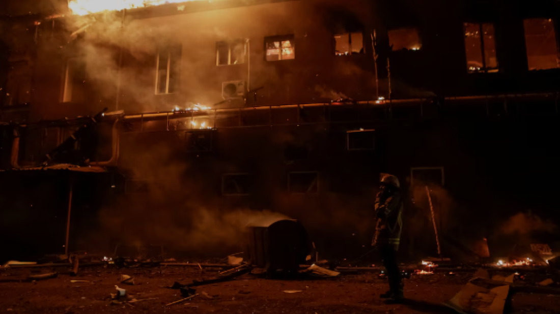 Russian drones strike homes injuring 18 in Ukraine's Kharkiv, authorities say