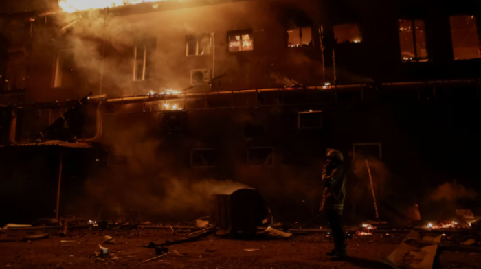 Russian drones strike homes injuring 18 in Ukraine's Kharkiv, authorities say