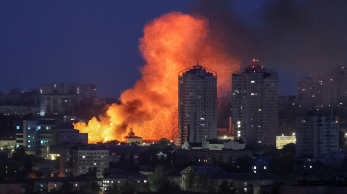 Four killed in Kyiv as missile and drone attacks follow air base strikes in Russia