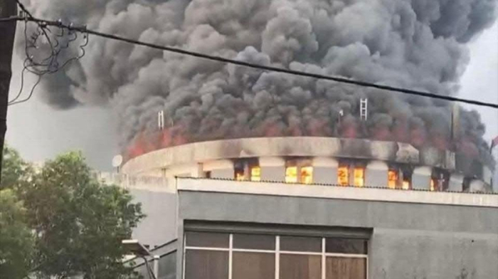 Liberia's ex-speaker charged with arson over parliament fire