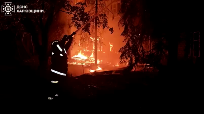 At least two killed, 54 injured after intense Russian drone attack on Kharkiv, says Ukraine