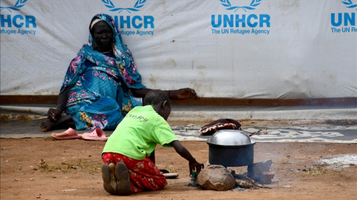 More than 122 million people are displaced according to the UN