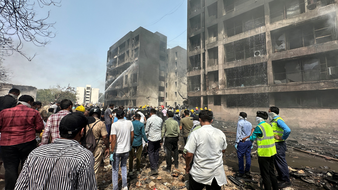 Sole survivor of Air India crash recounts horror as rescue efforts continue