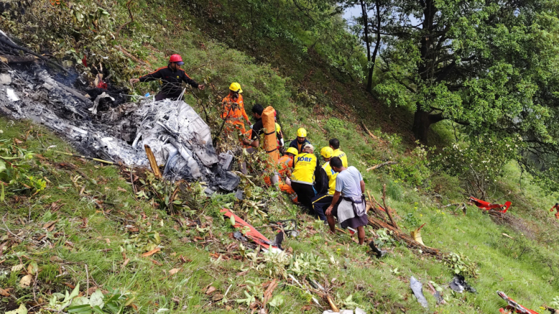 Seven dead in private helicopter crash in India’s Uttarakhand