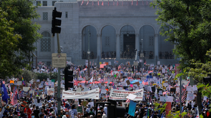 Curfew lifted in downtown Los Angeles, one week after anti-ICE protests