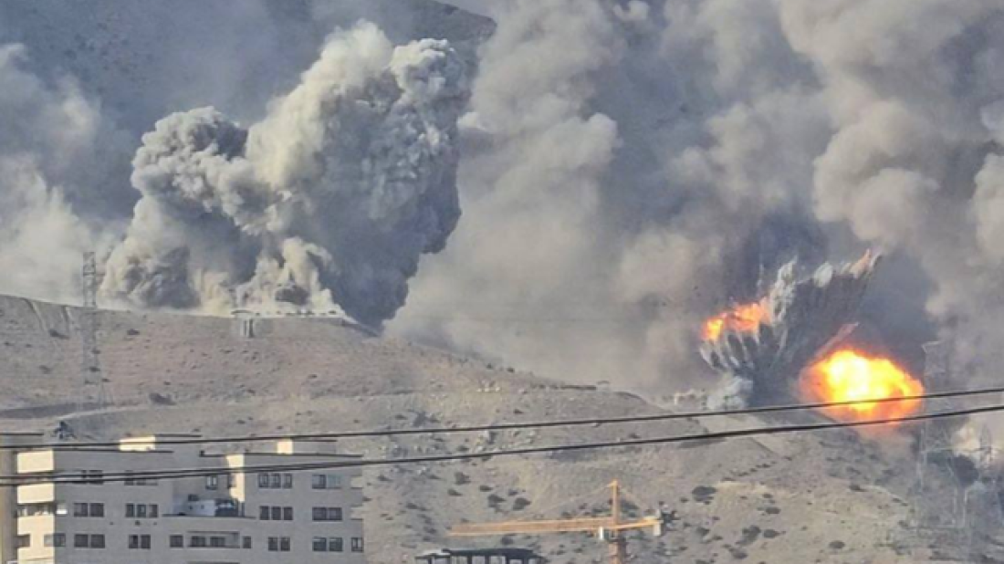 Israeli airstrikes on Tehran hits police buildings