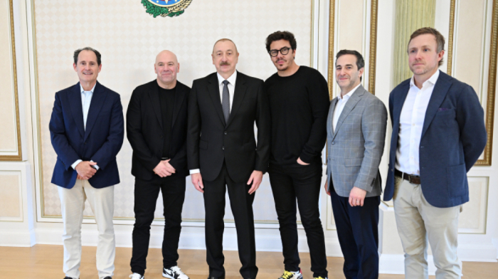 Ilham Aliyev meets UFC president Dana White ahead of Baku tournament