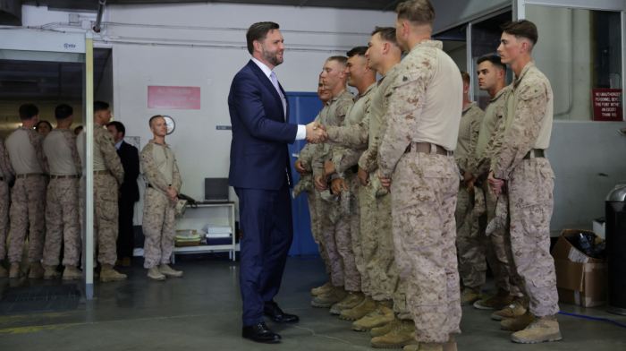 Vice President Vance visits troops in Los Angeles amid immigration protest tensions