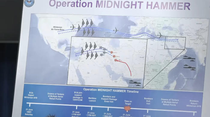 Pentagon: Iran nuclear strikes achieved objectives, diplomacy still open
