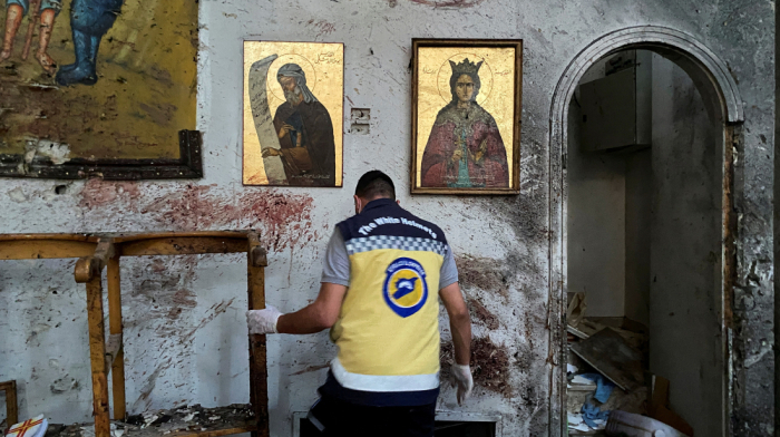 Suicide bombing kills at least 20 at Damascus church