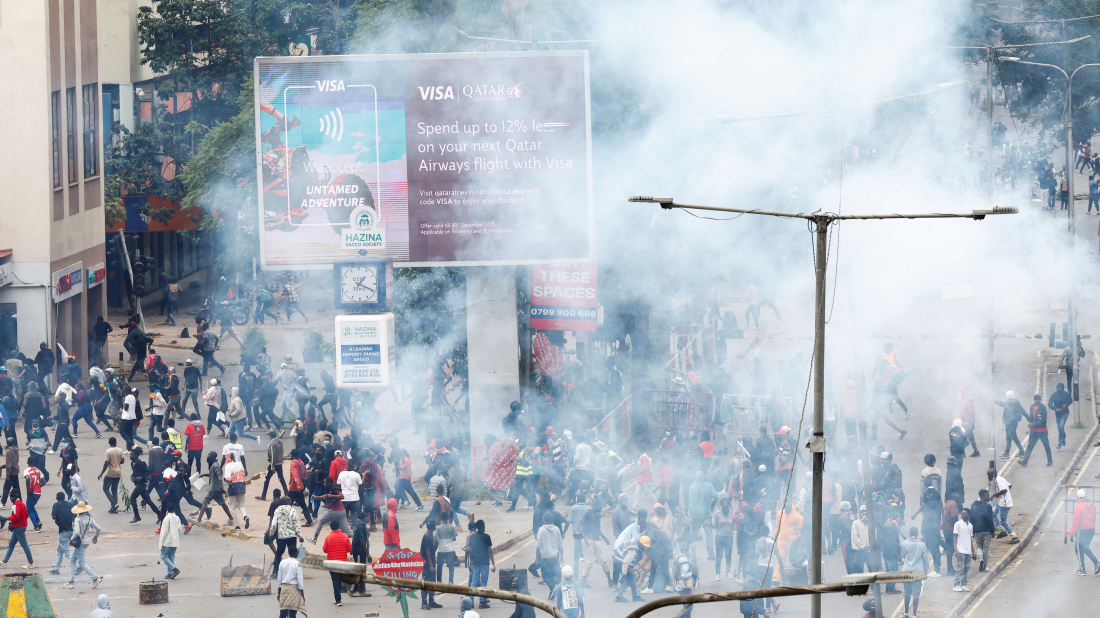 Kenya protests turn deadly as police accused of killing 16 demonstrators