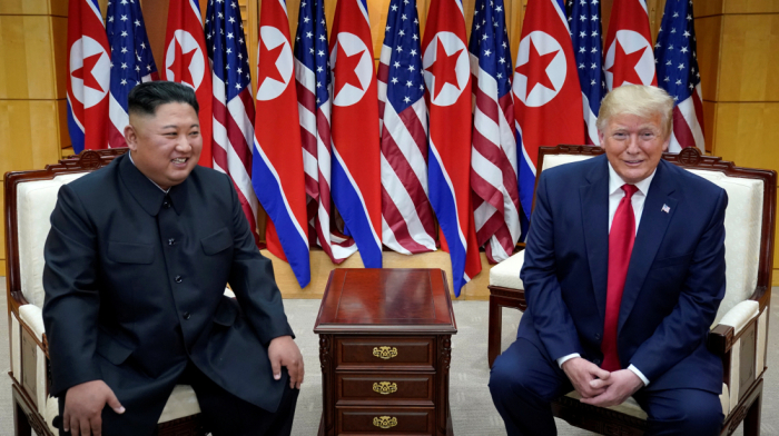 Trump says he can resolve potential North Korea conflict