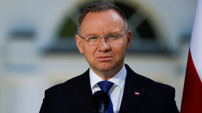 Polish President Andrzej Duda arrives in Kyiv on farewell visit