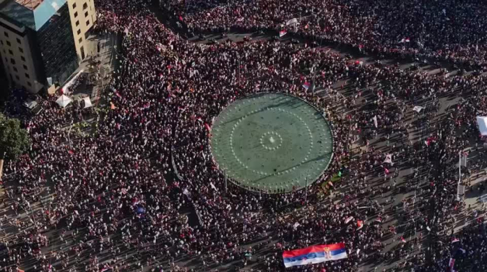 Belgrade sees mass protests as Serbians demand early elections and reform