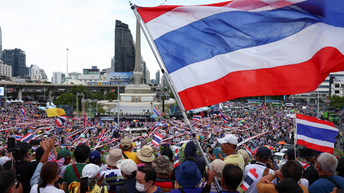 Bangkok protesters demand Thai PM Paetongtarn resign