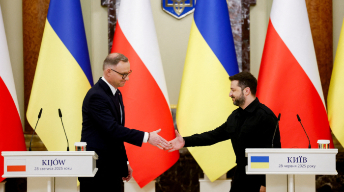 Zelenskyy honors Polish President Duda with Ukraine’s Order of Freedom