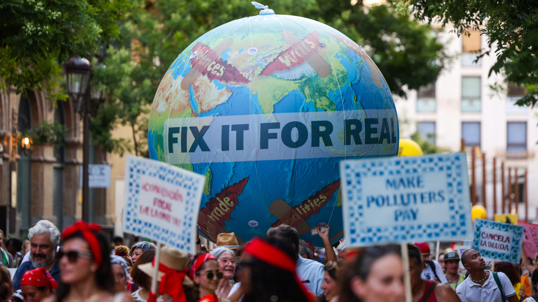 Activists demand tax and climate justice ahead of UN summit