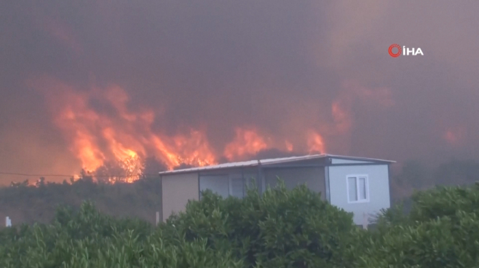 Wildfires spread across Türkiye’s Izmir province