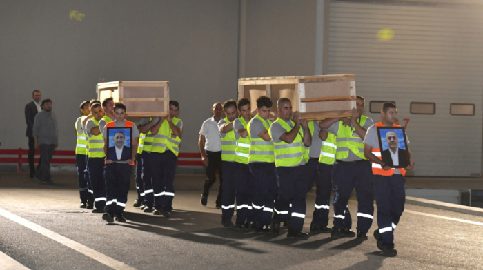 Bodies of two Azerbaijanis killed in Russian raid repatriated to Baku