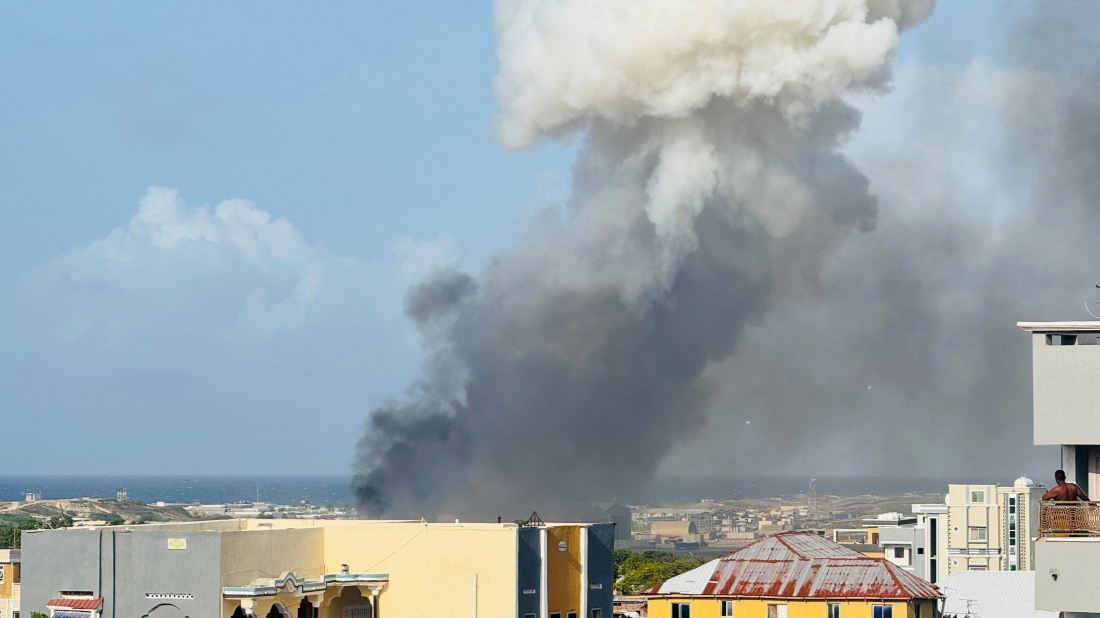 Ugandan military helicopter crashes at Mogadishu airport