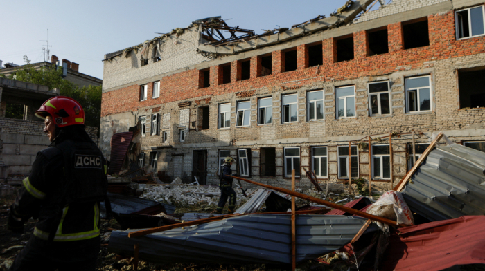 Russian attack on Kharkiv damages maternity hospital, sending patients fleeing
