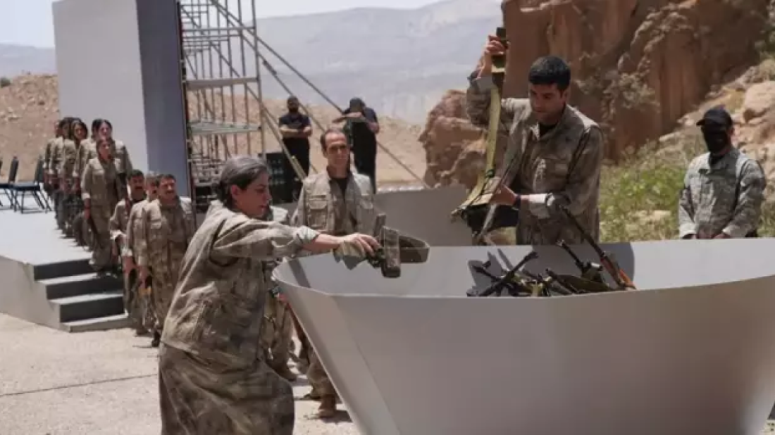 PKK begins landmark disarmament ceremony in Iraqi Kurdistan