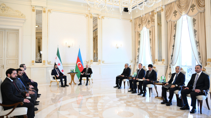 Syrian President Ahmad Al-Sharaa on official visit to Azerbaijan