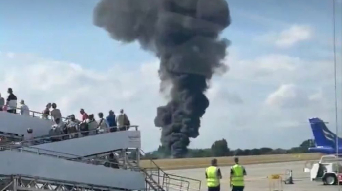 Small aircraft crashes at Southend Airport in UK, all flights cancelled
