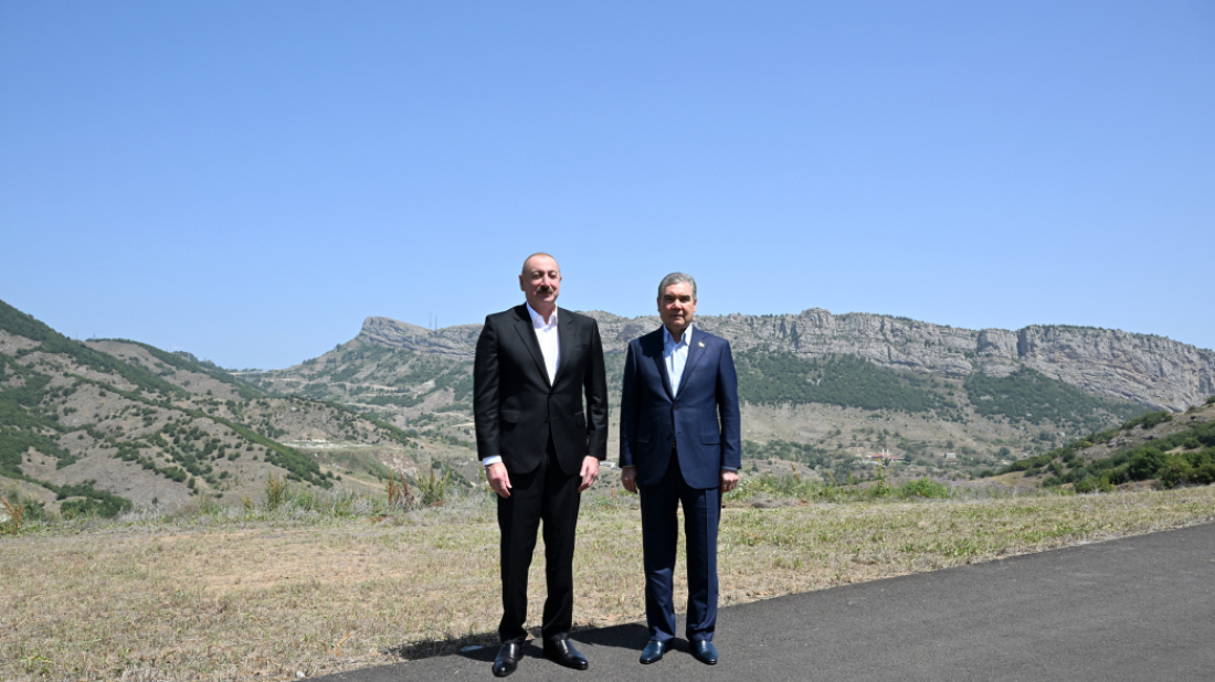 President Ilham Aliyev and Gurbanguly Berdimuhamedov visit Shusha and Fuzuli