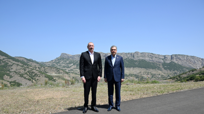 President Ilham Aliyev and Gurbanguly Berdimuhamedov visit Shusha and Fuzuli
