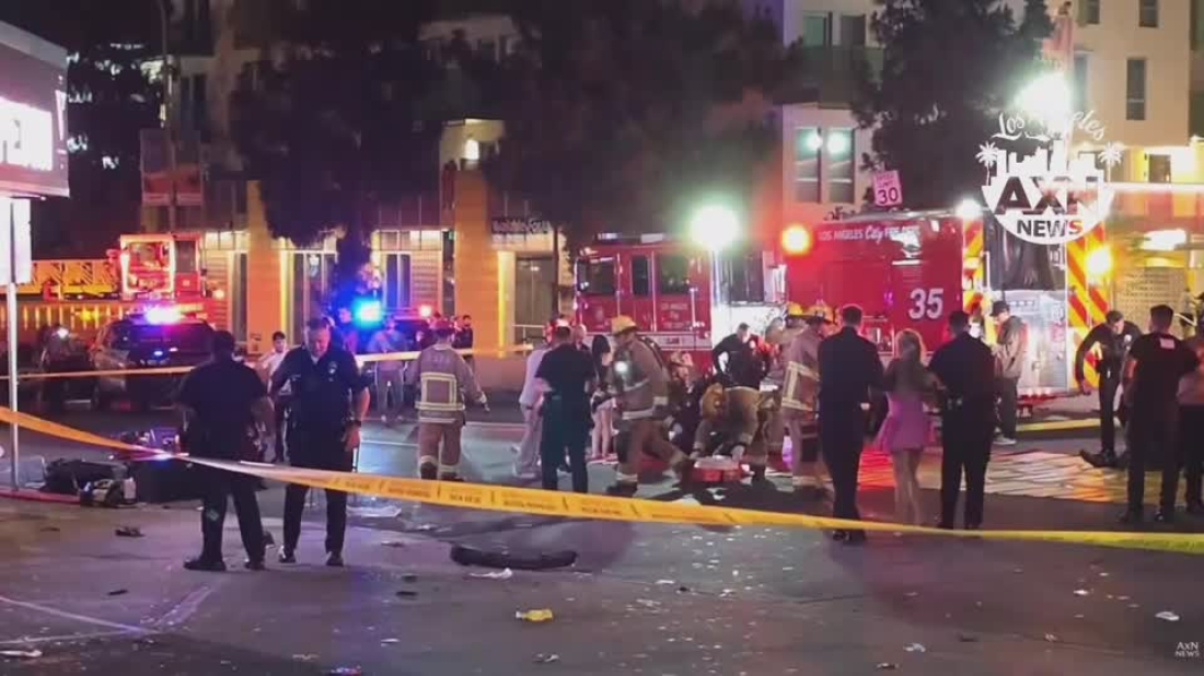Los Angeles club crash leaves at least 30 injured