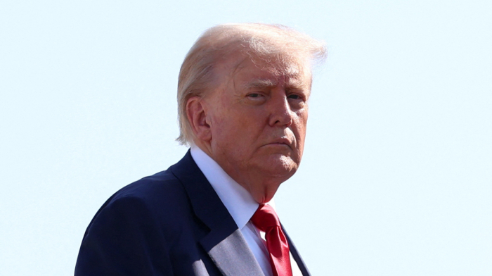Trump landed in Scotland for golf, talks as EU trade deal progresses